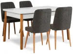 S&ouml;&ouml;gitoa komplekt Kalune Design Costa 1053 - 1 AB, valge v./m&auml;nni v./antratsiit v.