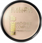 Kompaktne pulber Eveline Anti Shine Complex, hele pruun v., 31 transparent, 14 g