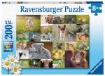 Pusle Ravensburger Baby Animals 133536V, 36 cm x 49 cm, 200 tk, mitmev&auml;rviline