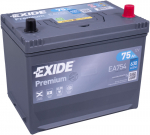 Aku Exide Premium EA754, 12 V, 75 Ah, 630 A