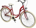Jalgratas linna- Azimut Vintage 3-Speed, 28 ", 17'' raam, punane v.