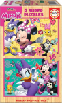 Puidust 3D pusle Educa Minnie Happy Helpers 17623, 18 cm x 26 cm, 32 tk