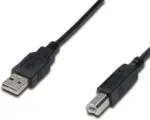 Juhe Digitus USB A to USB B AK-300105-030-S USB 2.0 A male, USB 2.0 B male, 3 m, must v.