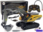 Ekskavaator Lean Toys Crawler excavator, must v./kollane v.