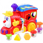 Arendav m&auml;ng Cartoon Train, 12 cm, mitmev&auml;rviline