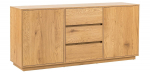 Kummut Home4you Sacha 45135, pruun v., 80 cm x 160 cm x 40 cm