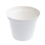 Lillepott Uniplastex Classic UDC12, plastik, valge