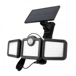 P&auml;ikesepaneeliga prožektor, lakke v&otilde;i seina Forever Light Sunari, 8 W, IP65, must v.