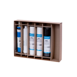 Filtrikassettide komplekt ro (p&ouml;&ouml;rdosmoosi) s&uuml;steemide jaoks Ecosoft STANDARD, 10"