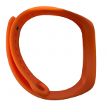 iWeari universaalne silikoonrihm nutikate k&auml;ev&otilde;rude mudelitele &ndash; SM6 SM7 SM8 / Xiaomi Mi Band 5 6 7 Oranž