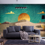 Fototapeet Artgeist Morning in the Desert, 70 cm x 100 cm
