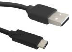 Kaabel Qoltec USB 3.1 C male, USB 2.0 A male, 0.12 m, must v.