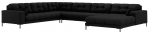 Nurgadiivan Micadoni Mamaia Structured, must v., vasak, 327 x 256 cm x 75 cm