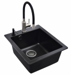 K&ouml;&ouml;givalamu koos kraaniga Helika Simplex, graniit, 50 cm x 42.5 cm x 19.5 cm