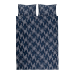 Voodipesukomplekt Domoletti Navaro D-1068, sinine v., 50 x 70 cm, 160 x 200 cm, 3 tk