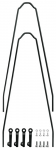 Poritiibade kinnitused SKS Velo 42 Urban/ Velo 47 Trekking, metall, must