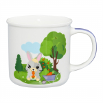Tass Ambition Betty and Bunny Carrot, valge v./roheline v., 0.24 l