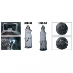 V&otilde;rk, kala s&auml;ilitamiseks Akara SA3S-L150-SR, 150 cm, 40 cm, must v./roheline v.