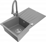 K&ouml;&ouml;givalamu koos kraaniga Mexen Cesar, graniit, 47 cm x 77.5 cm x 20 cm, hall v.