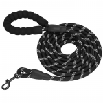 Koera rihm Springos PA0331, must, 3 m