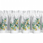 P&auml;evakardin Cloe, valge/kollane/roheline, 150 cm x 30 cm