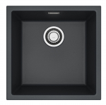 K&ouml;&ouml;givalamu Alveus Omni 20, graniit, 45 cm x 45 cm x 19.8 cm, must