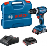 Akul&ouml;&ouml;ktrell-keeraja koos akuga Bosch Professional GSB 18V-45, 18 V, 2 Ah, 4 tk
