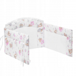 Kaitsepiire Slim Sleeping Bear, pruun/valge/roosa, 270 cm x 38 cm