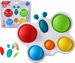 Stressivastane m&auml;nguasi, liblikas Huanger Pop Board, 18 cm, valge v./mitmev&auml;rviline