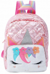 Laste seljakott, &uuml;kssarvikuga, roosa v., 24 cm x 10 cm x 32 cm