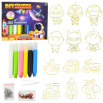 Joonistustarvik Lean Toys Adhesive Painting Space, mitmev&auml;rviline