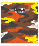 Vihik Lastva Military, jooneline, A5, 48 lehte, (v&auml;rv/disain valitakse juhuslikult)