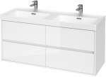 Valamualune vannitoa kapp Cersanit Crea, valge v., 44.7 cm x 119.4 cm x 53 cm