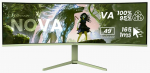 Monitor Arozzi Nova, AZ-NO-49TUW165-FST, VA, 165 Hz, DQHD, 49"
