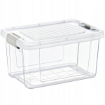 Hoiukast, esemete hoidmiseks Eurofirany 027100460, 1.25 l, l&auml;bipaistev v., 18 x 12 x 11 cm