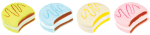 Sensoorne pigistatav m&auml;nguasi Stickity Mix Macaron, (v&auml;rv/disain valitakse juhuslikult)