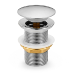 Klapp vannitoavalamu jaoks Akord Click-Clack, 102 mm, kroomi v.