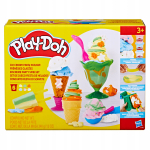 Plastiliini komplekt, koos tarvikutega Hasbro Play-Doh Kitchen Creations Ice Cream Party, mitmev&auml;rviline