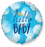&Otilde;hupall &uuml;mmargune Flexmetal Hello Baby Boy, sinine v./must v.