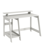 Kirjutuslaud ja riiul Kalune Design Country, 120 cm x 60 cm, 73 cm, valge v.