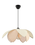 Valgusti lagi Opviq Peony 390FLH2932, E27, 1 x 40 W, kreemjasvalge v. / must v., 40 x 18 cm