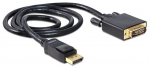Juhe Delock Displayport to DVI Displayport 1.1 male, DVI-D male, 1 m, must v.