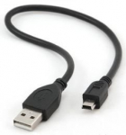 Juhe Gembird CCPUSB2AM5P1 USB 2.0 A male, Mini USB, 0.3 m, must v.