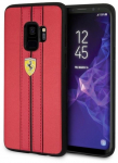 Telefoni &uuml;mbris Ferrari, Samsung Galaxy S9, punane v.