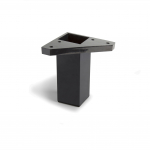 Tugijalg Rei 40x40x100, must, 4 cm x 4 cm