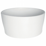 Lillepott Domoletti, keraamiline, &Oslash; 23 cm, valge v.