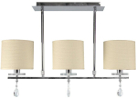 Valgusti rippuv Candellux Estera 33-11510, E14, 3 x 40 W, beež v. / kroom v.
