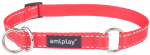 Kaelarihm koertele Amiplay Reflective, punane, 400 - 600 mm x 25 mm, 40-60