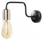 Valgusti seinale Opviq Denge 3432, E27, 1 x 40 W, must v./nikkel v.