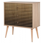 Kummut Kalune Design Trio 220, tamm v./eriv&auml;rviline, 90 cm x 80 cm x 40 cm